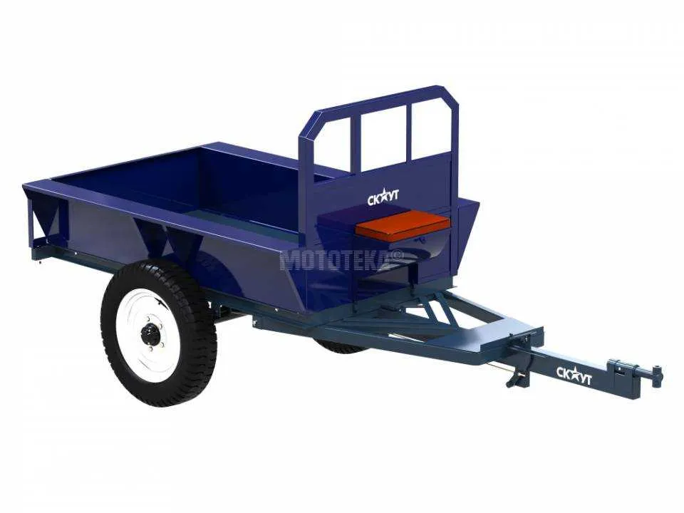 Прицеп (полуприцеп) СКАУТ 1ПТС - 1T к мотоблоку