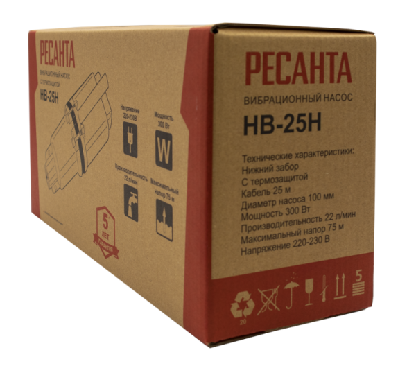 Насос вибрационный Ресанта НВ - 25Н | Мототека