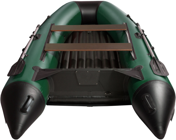 Лодка ПВХ SMarine (Смарин) AIR Standard - 380 (зелёный/чёрный) | Мототека